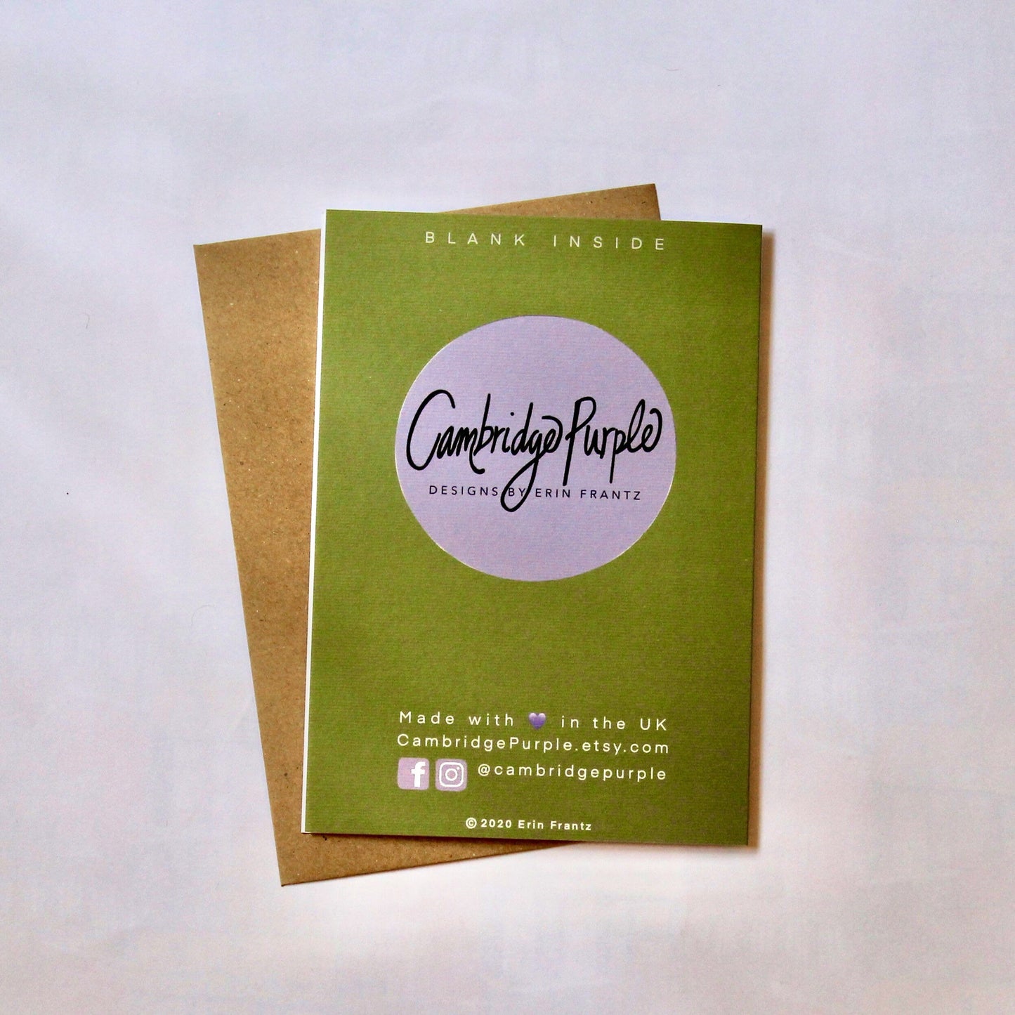 The Linton Kitchen 5x7 Greeting Card with Kraft Envelope, Blank Inside
