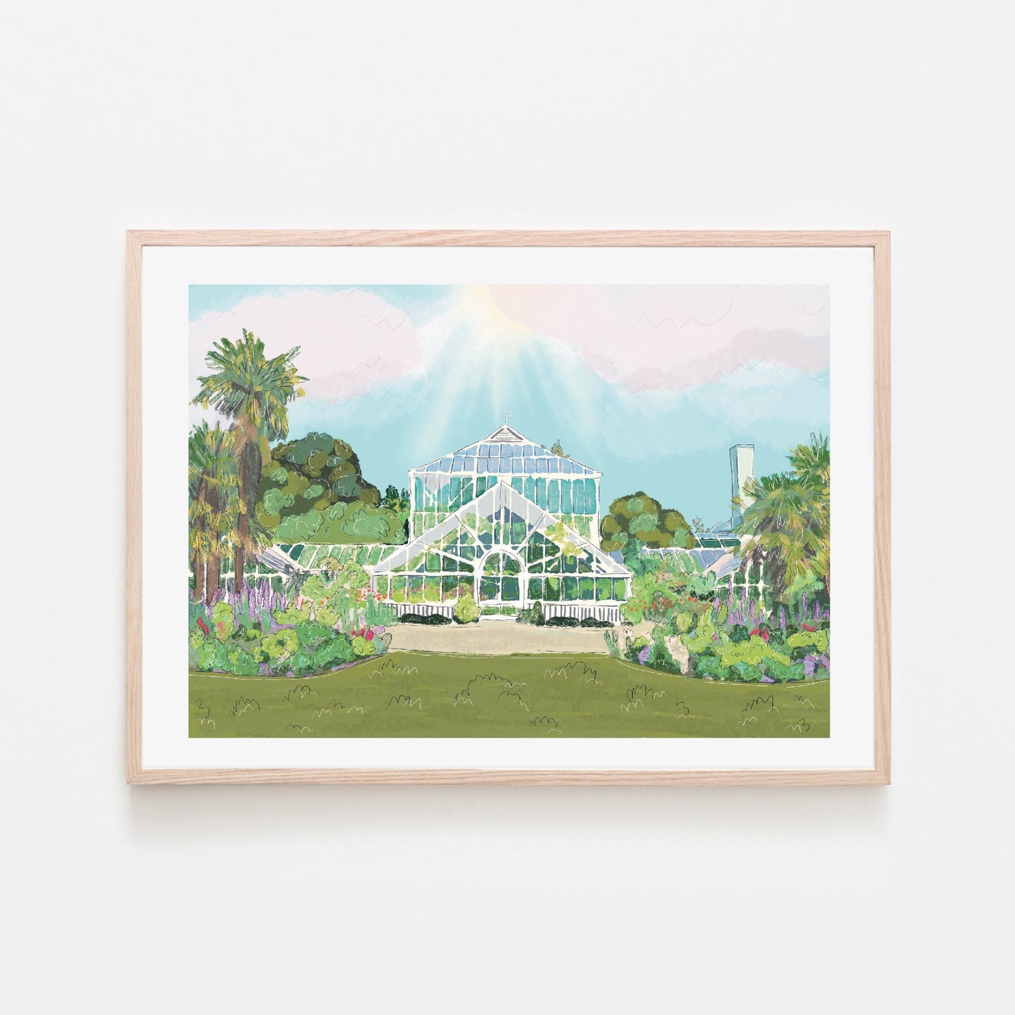"Cambridge University Botanic Gardens" Art Print