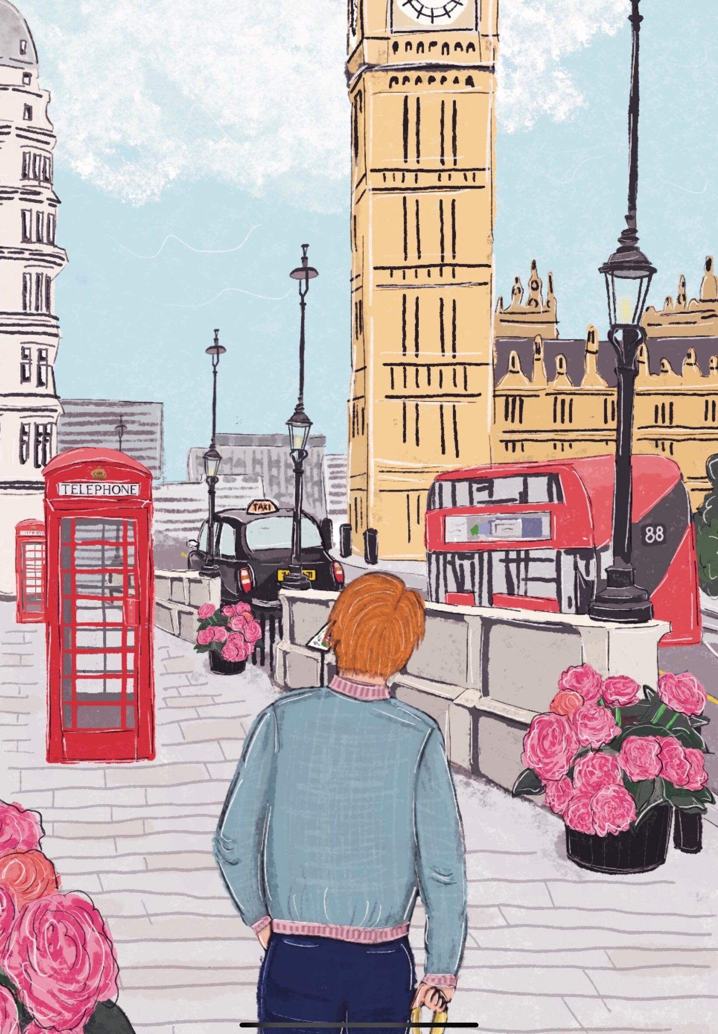 "Lovely London" Art Print