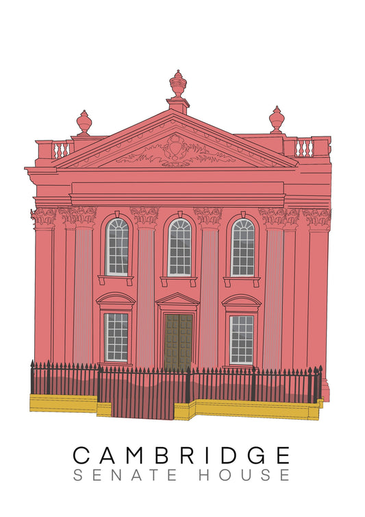 “Senate House, Cambridge" Art Print