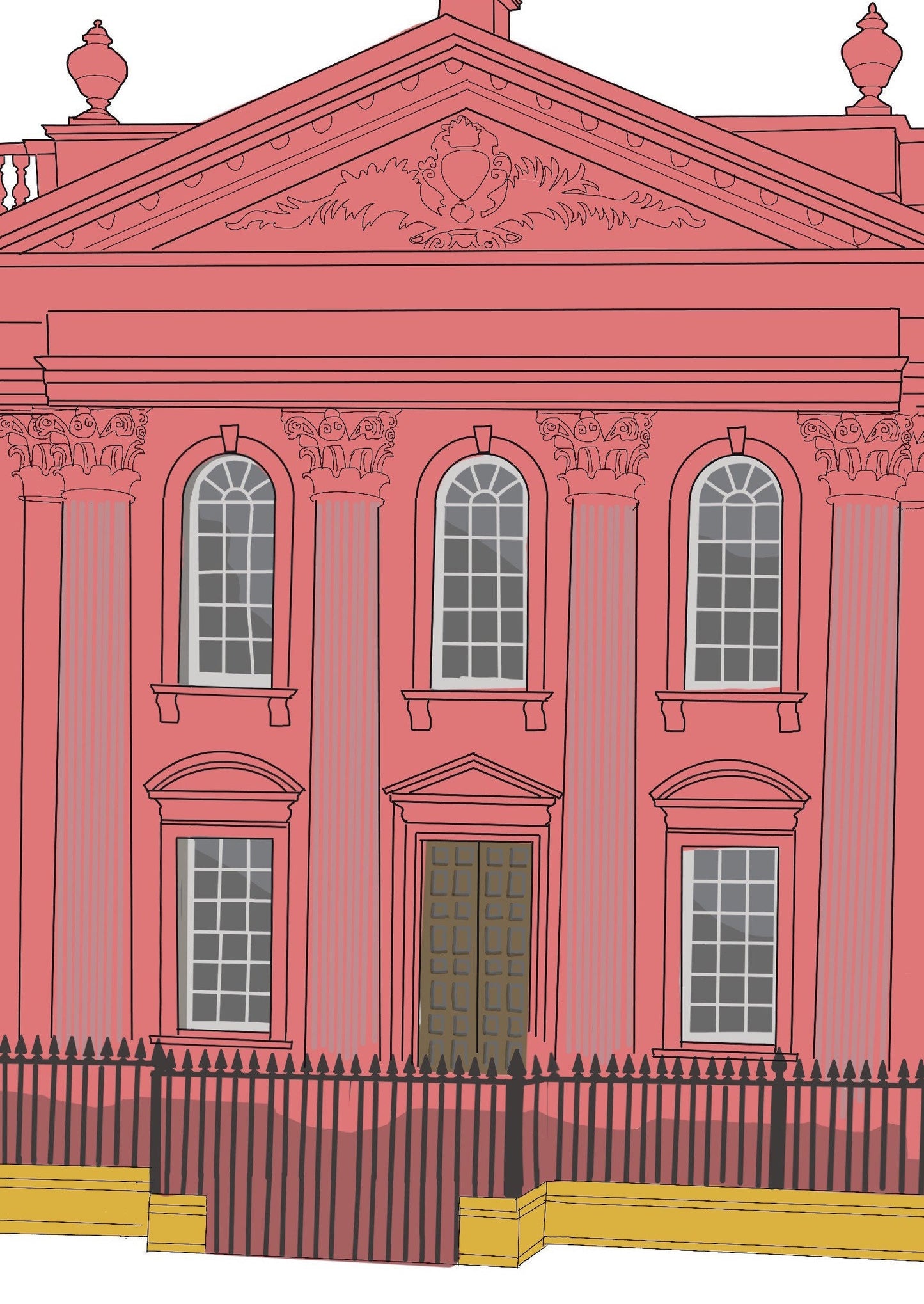“Senate House, Cambridge" Art Print