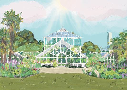 "Cambridge University Botanic Gardens" Art Print
