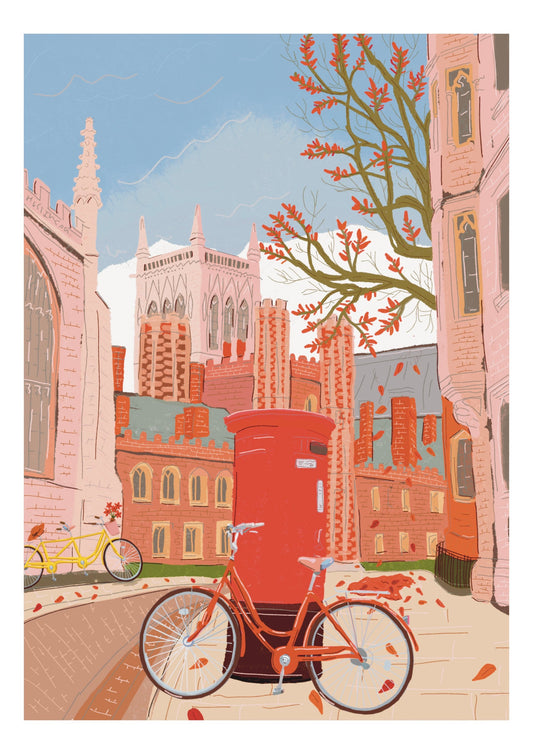 “St. John's Street, Cambridge" Art Print
