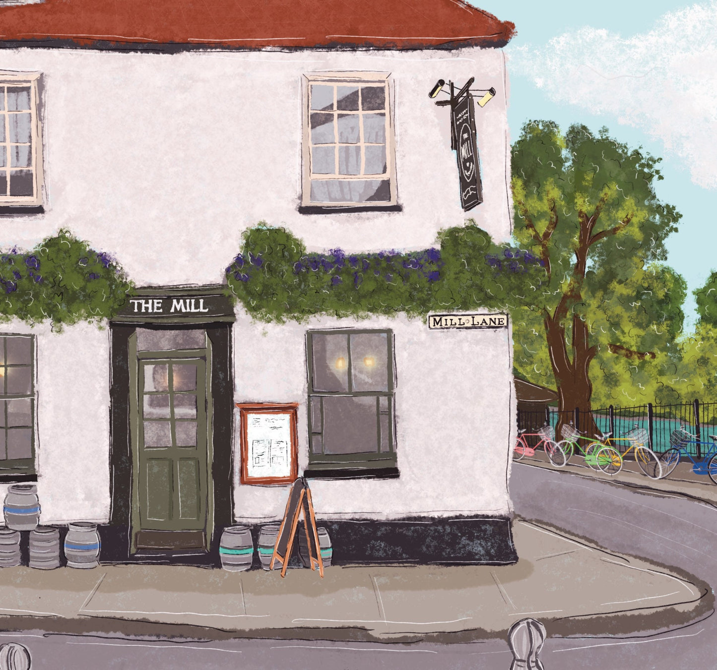 “The Mill Pub” Art Print