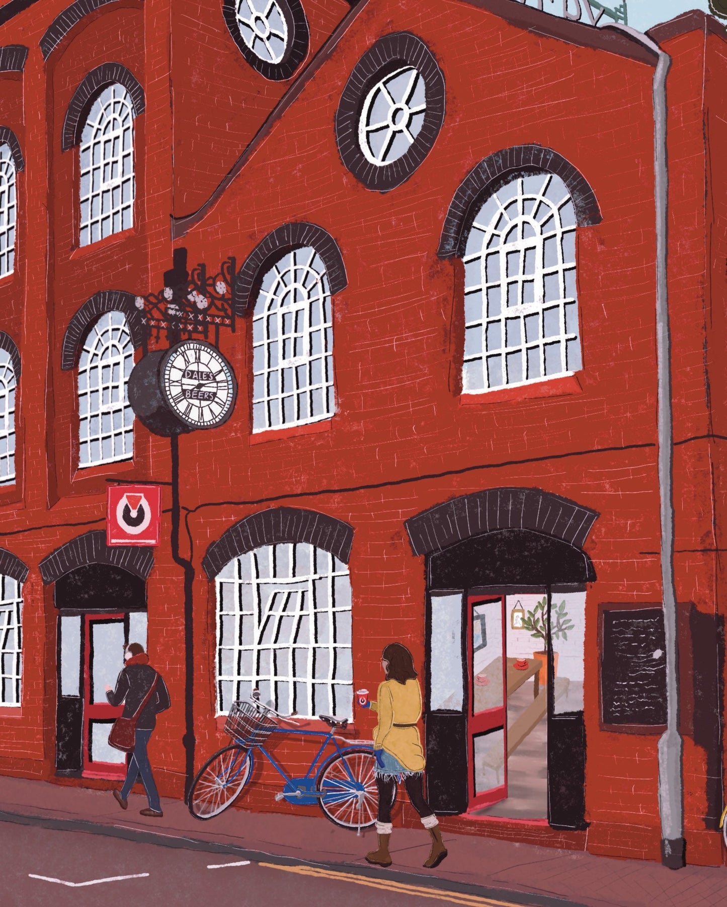 “Hot Numbers, Cambridge" Art Print
