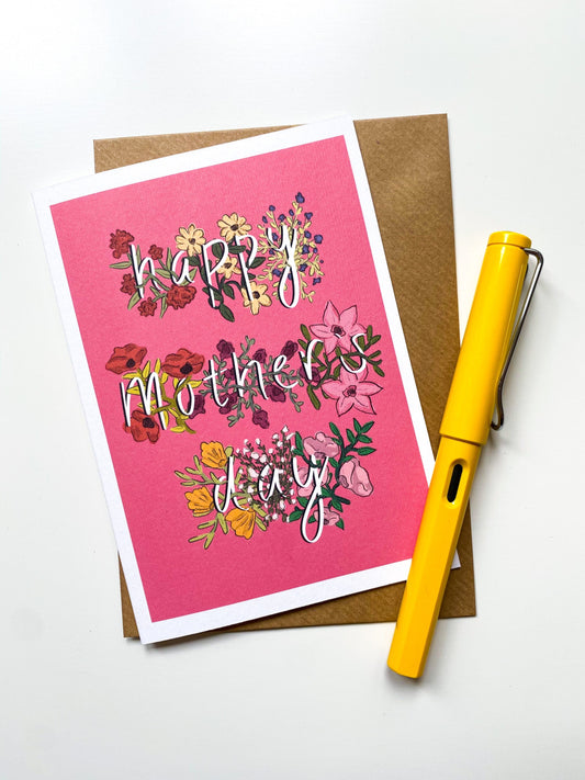 "Mother's Day Florals" Card