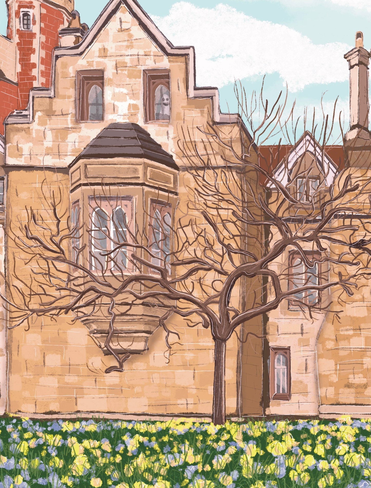 “Trinity College” Art Print