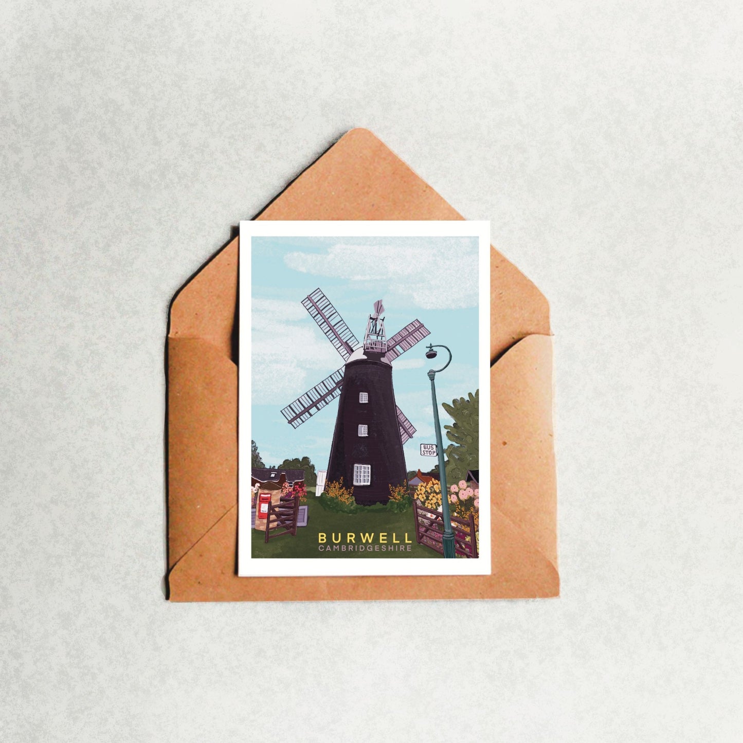 “Burwell, Cambridgeshire” Greeting Card