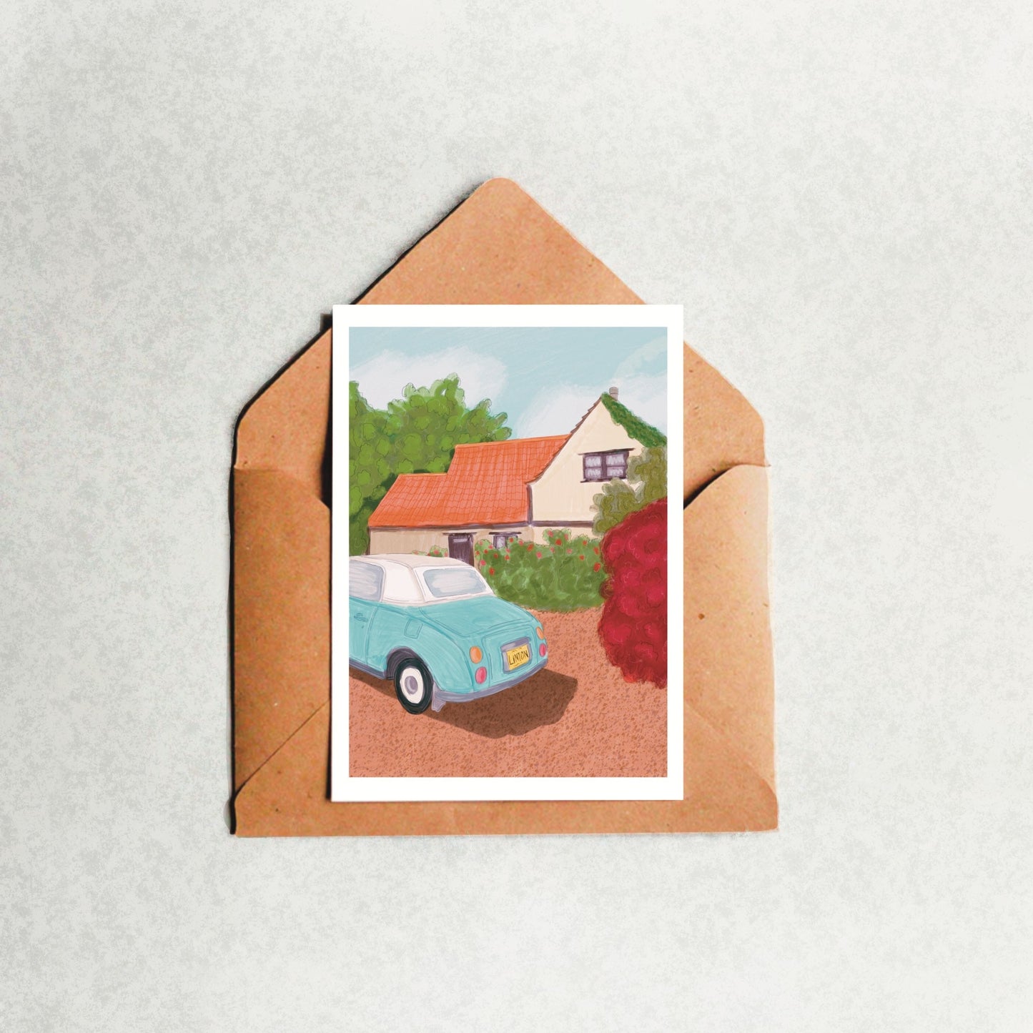 “Linton Figaro” Greeting Card