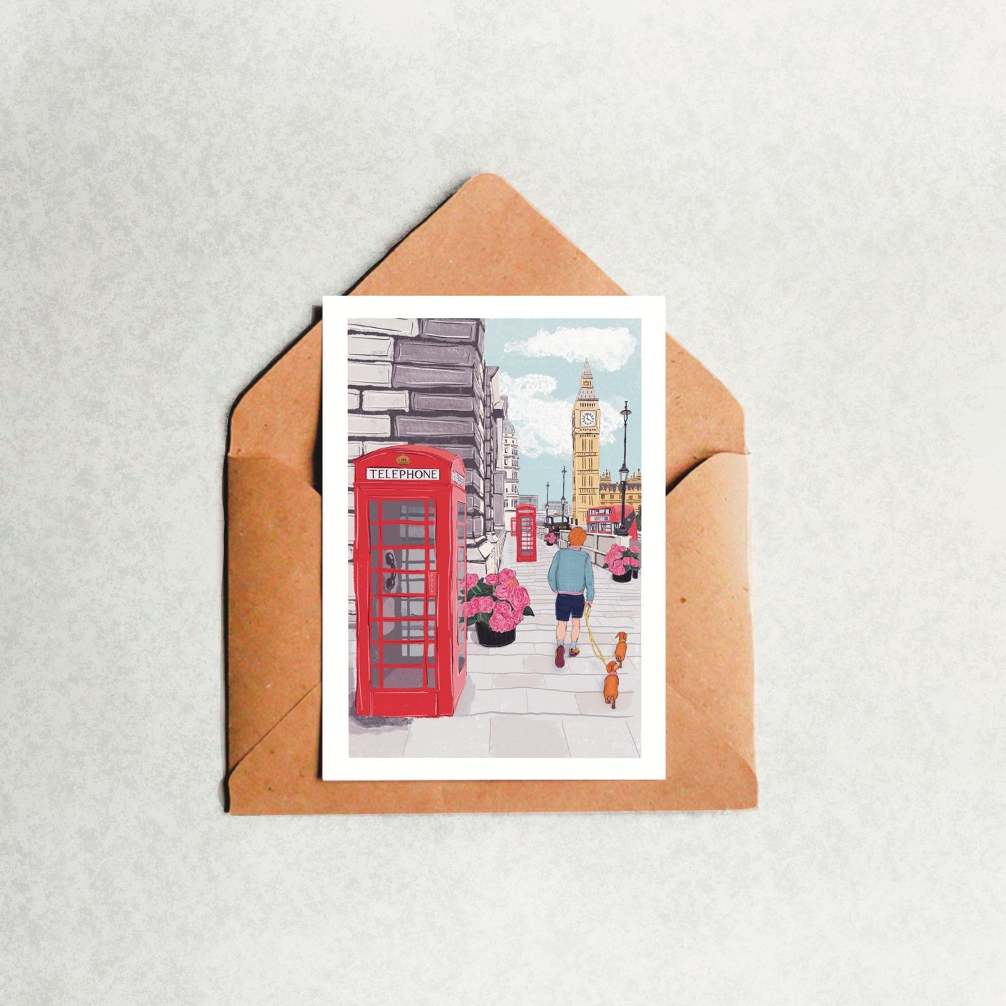 “London Big Ben” Greeting Card
