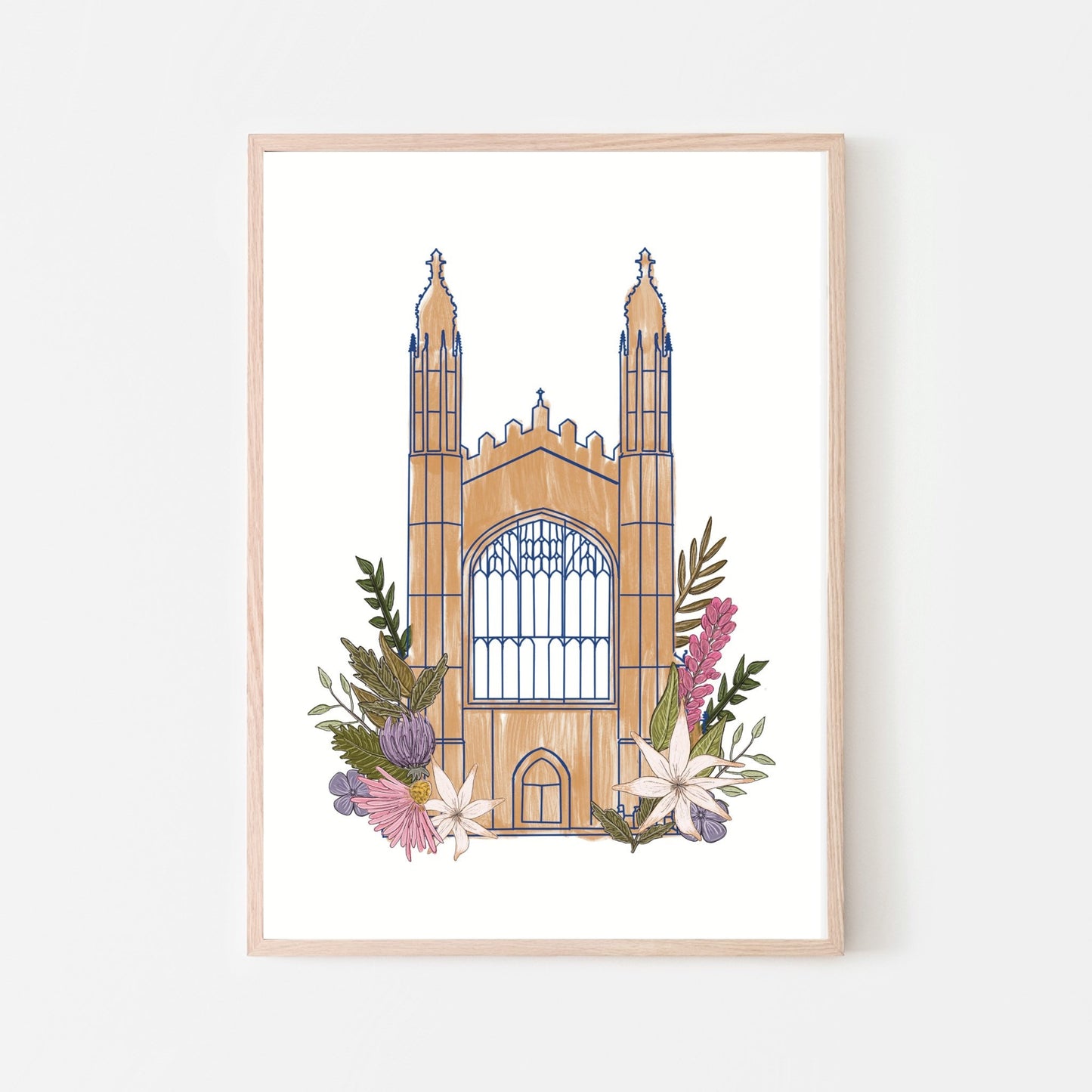 “Kings’ College Chapel, Cambridge" Art Print
