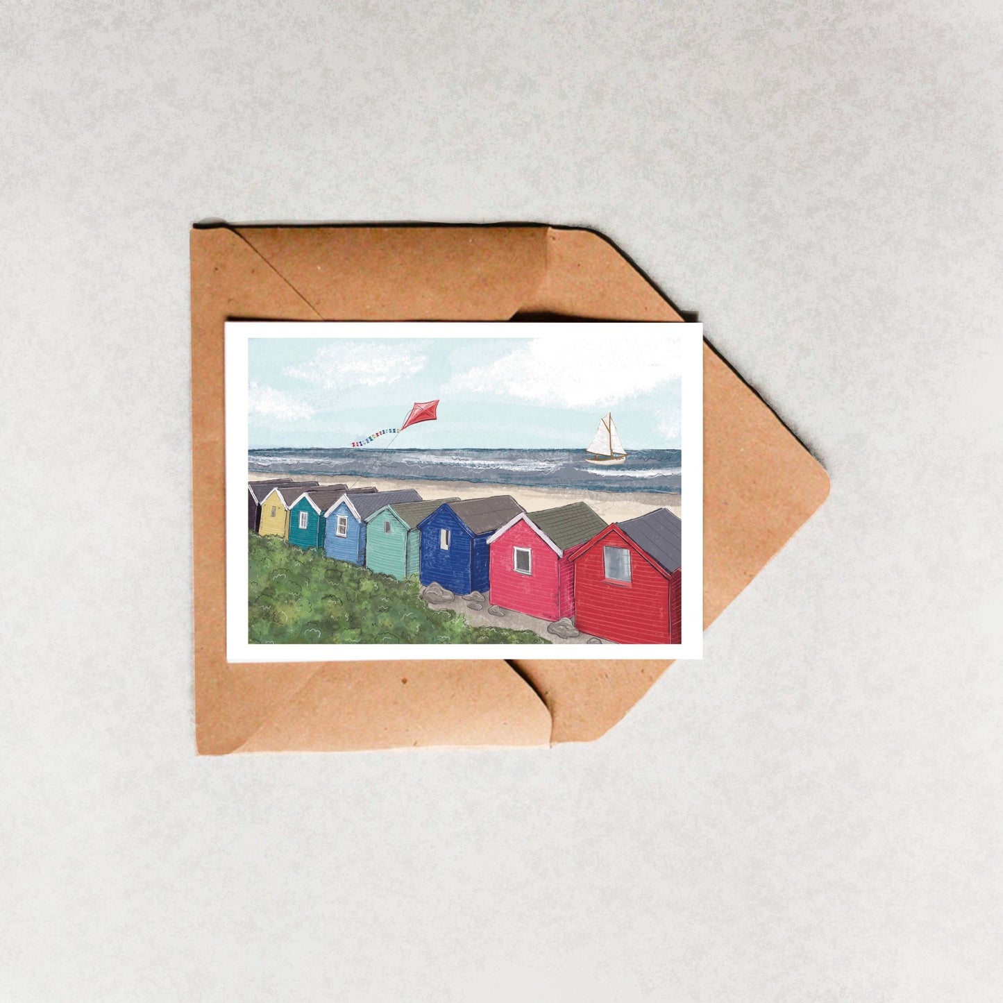 “Southwold Beach Huts” Greeting Cards
