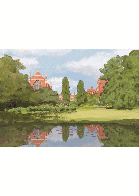 "Selwyn College, Cambridge University" Art Print