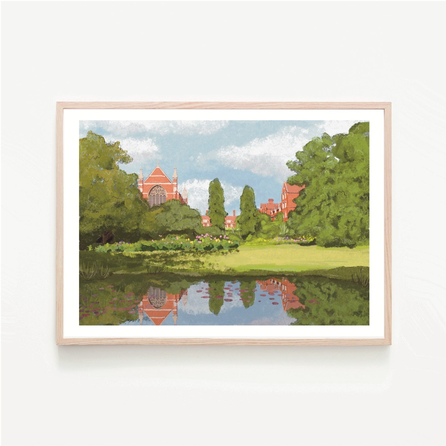 "Selwyn College, Cambridge University" Art Print