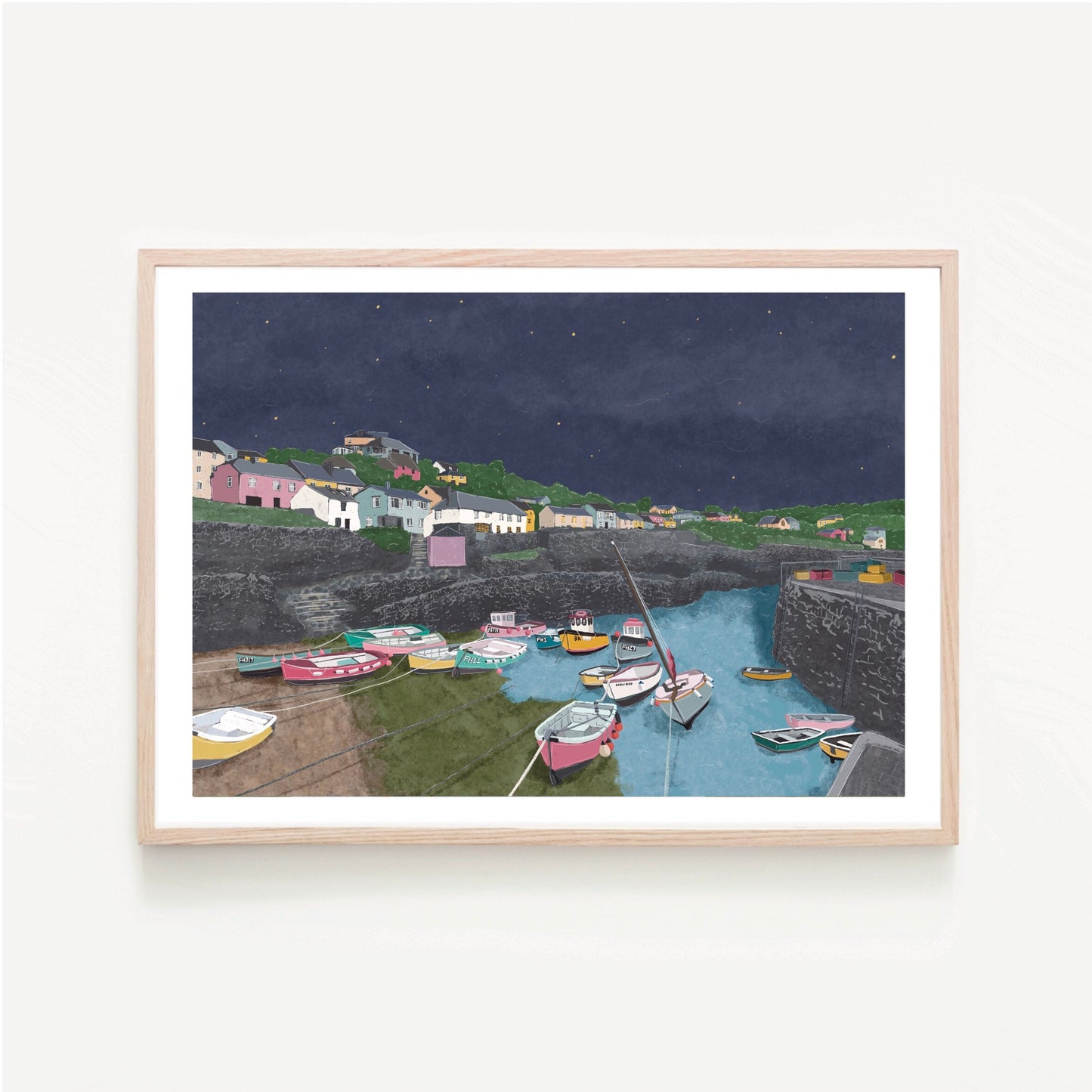 “Coverack Cornwall” Art Print