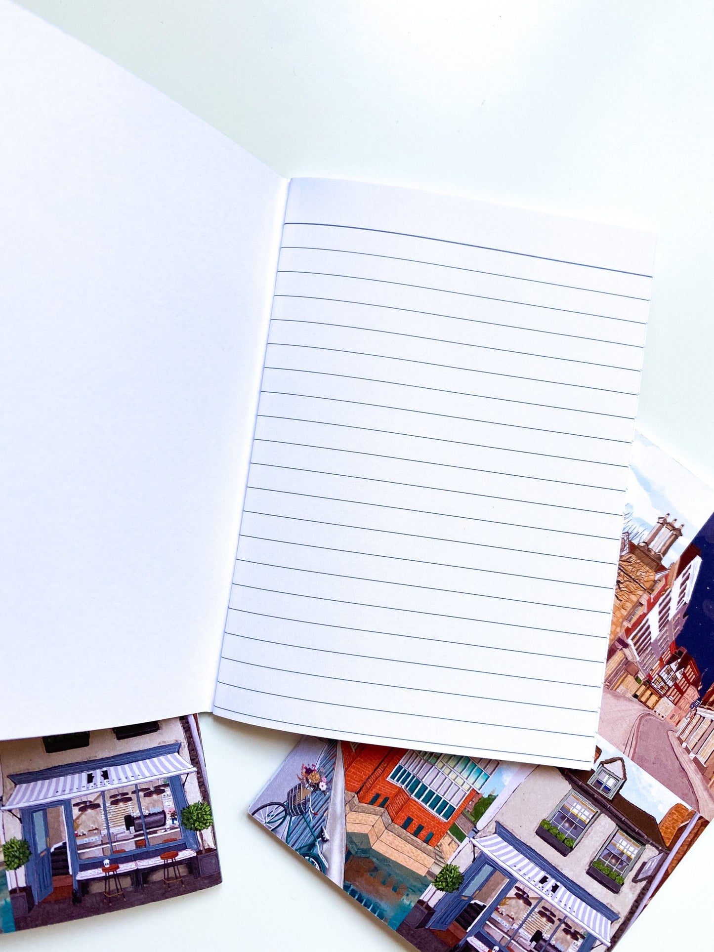 Cambridge Travel A6 Notebook, Cambridge Scenes, England, Cambridge Map, Kings Parade