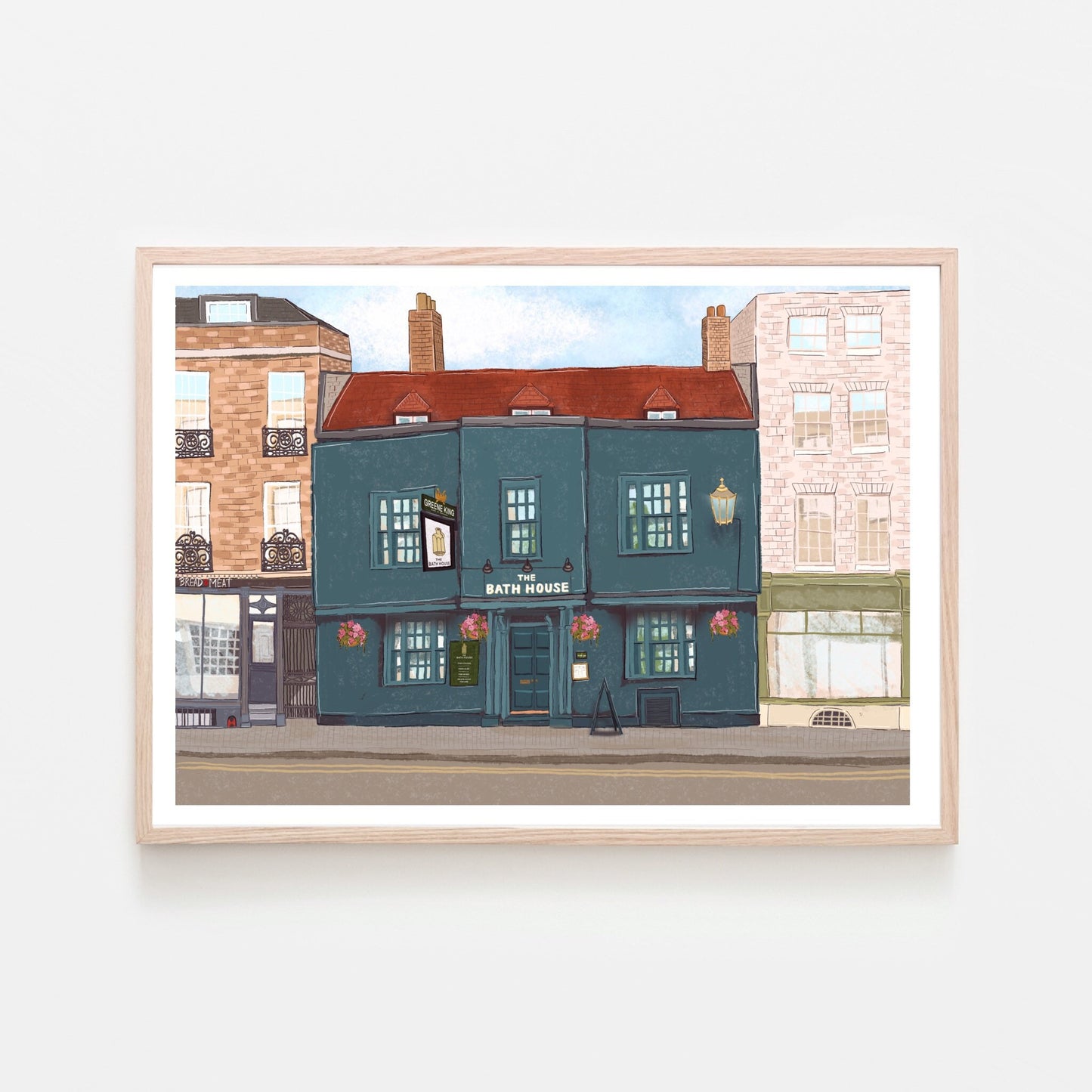 “The Bath House” Art Print