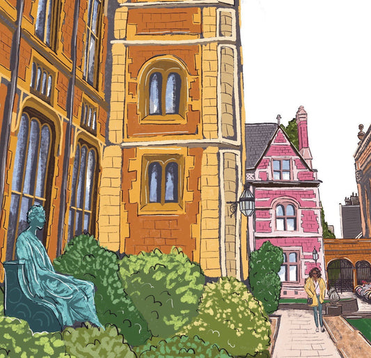 “Pembroke College” Art Print