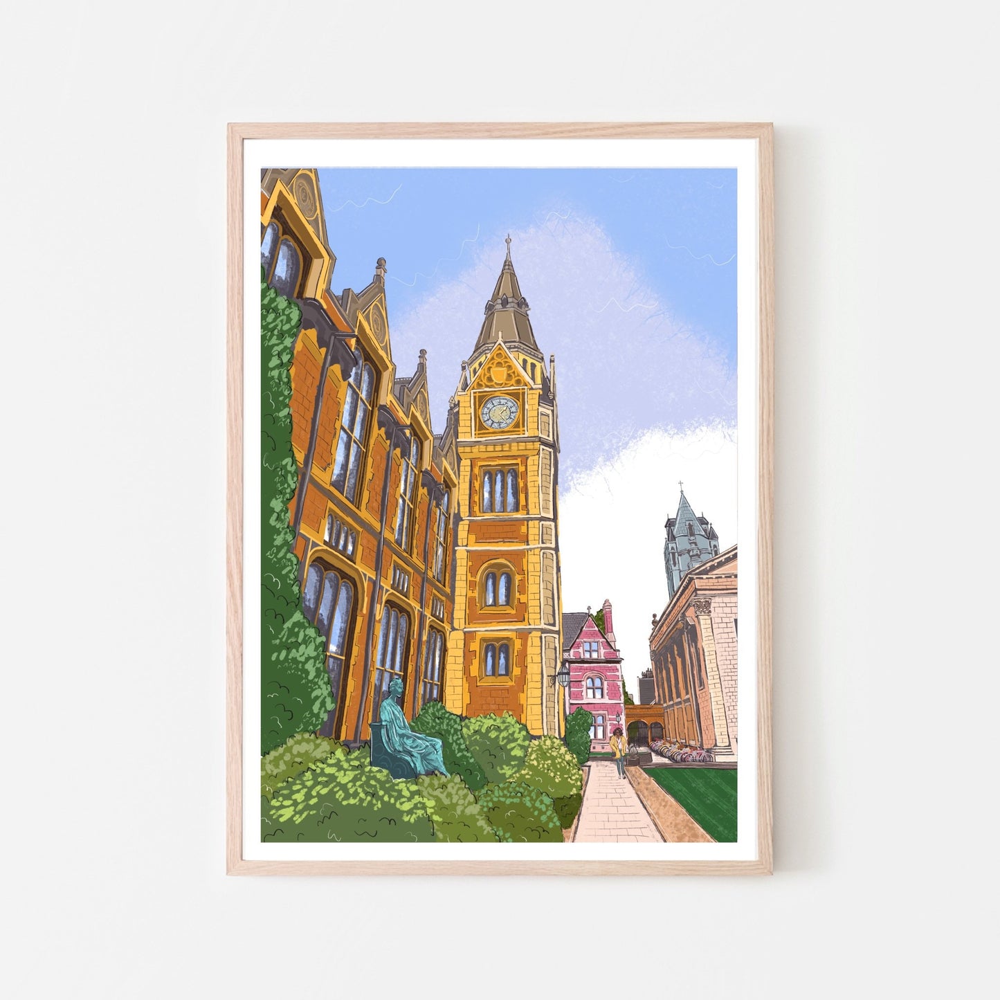 “Pembroke College” Art Print
