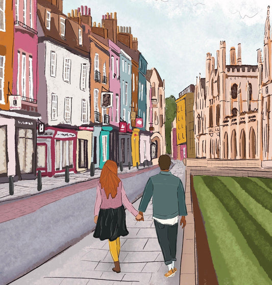 “Walk down King’s Parade” Art Print