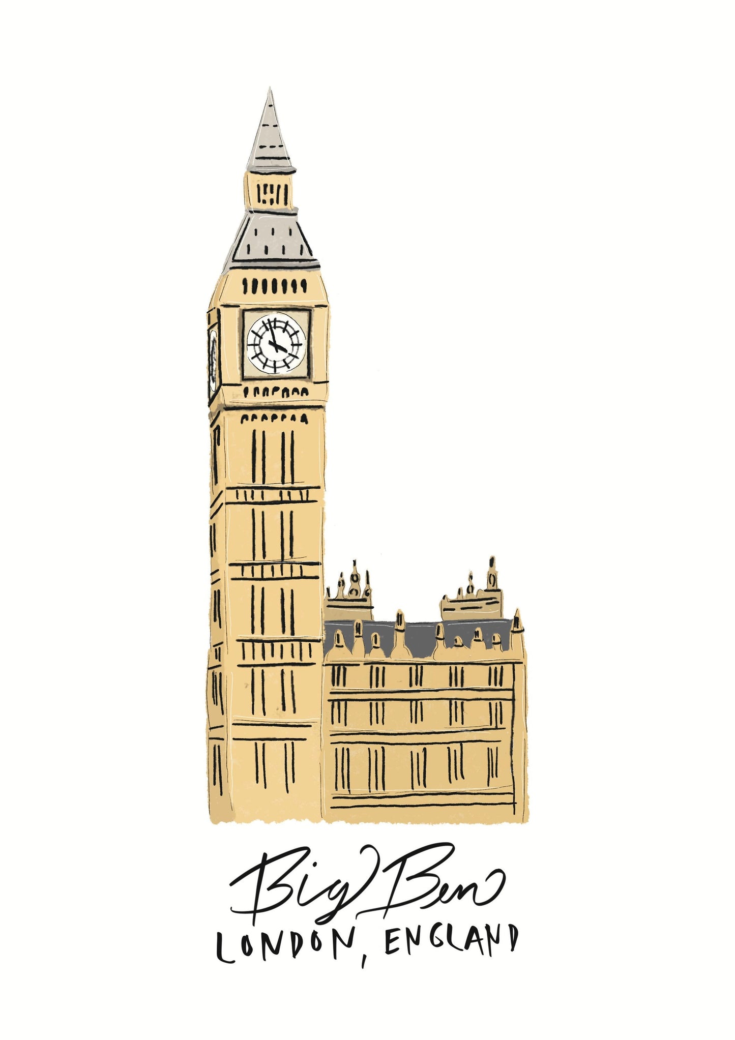 "Big Ben, London, England" Art Print
