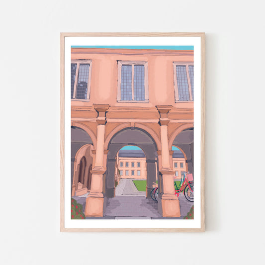 “Peterhouse College, Cambridge University" Art Print