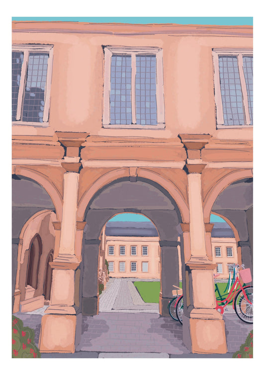 “Peterhouse College, Cambridge University" Art Print