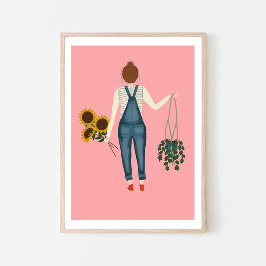 “Plant Lady” Art Print