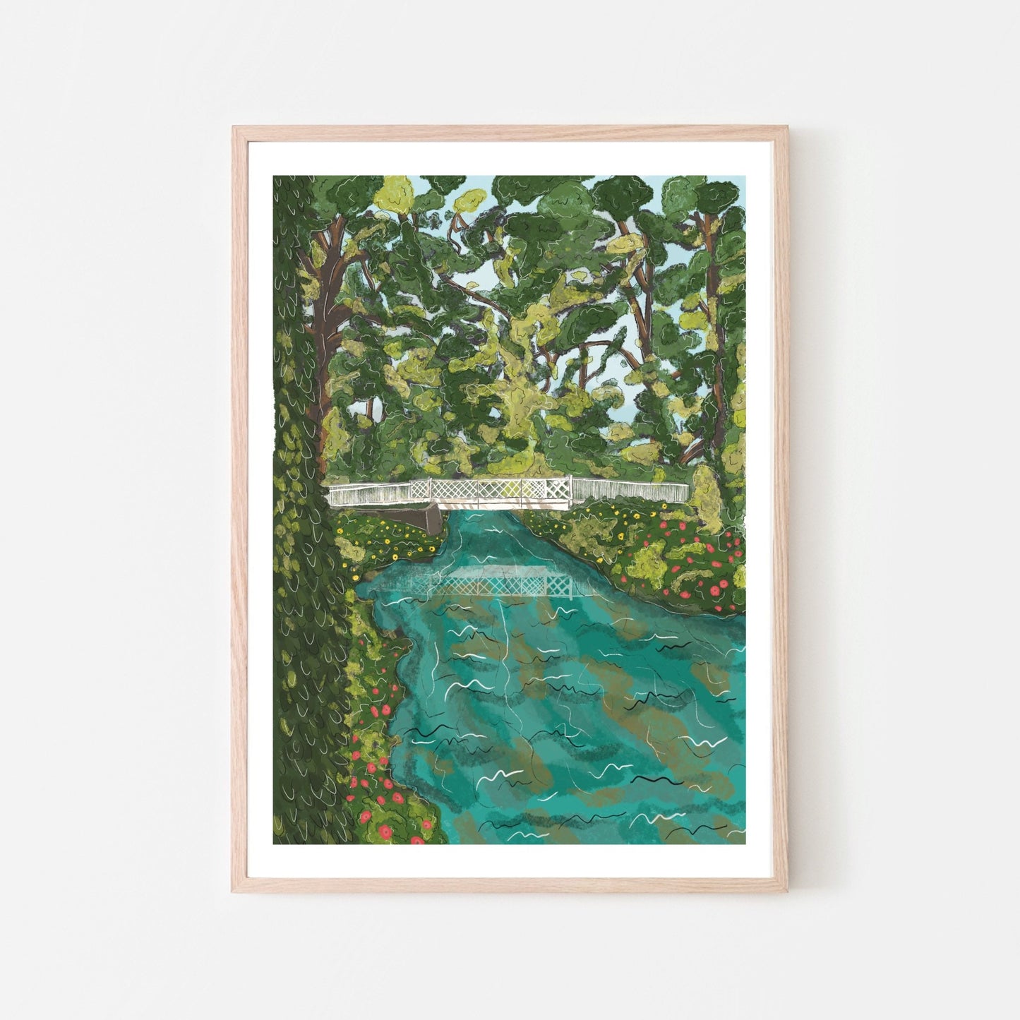 “Hildersham Bridge” Art Print