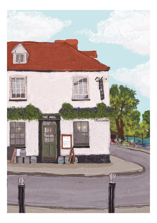 “The Mill Pub” Art Print