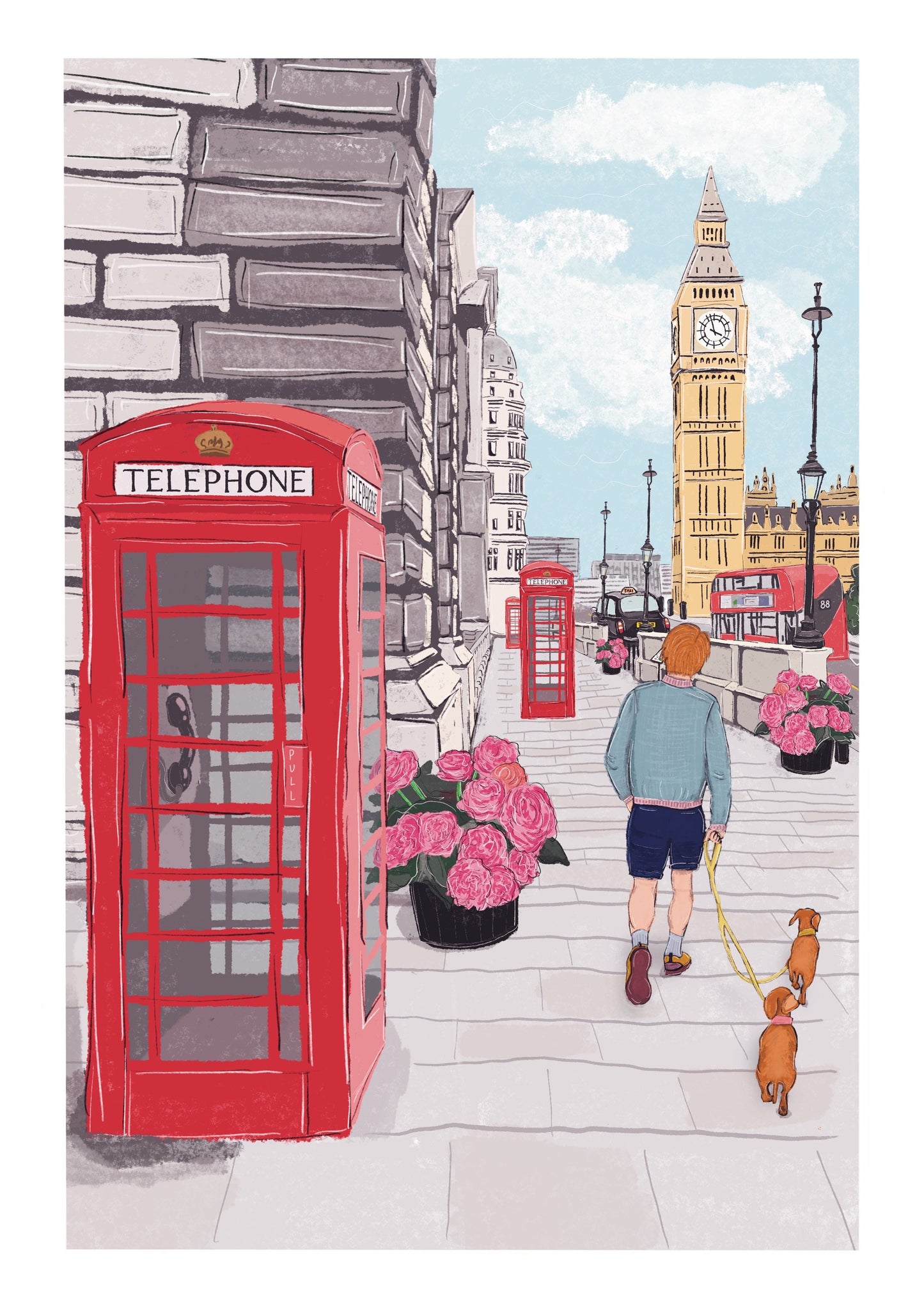 "Lovely London" Art Print