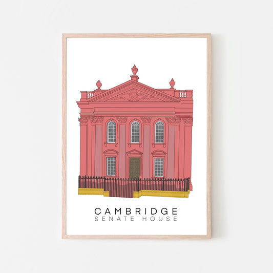 “Senate House, Cambridge" Art Print