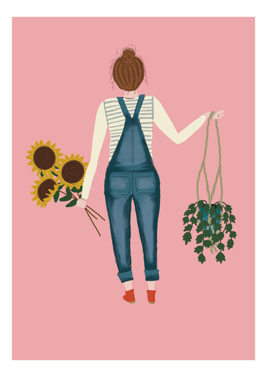 “Plant Lady” Art Print