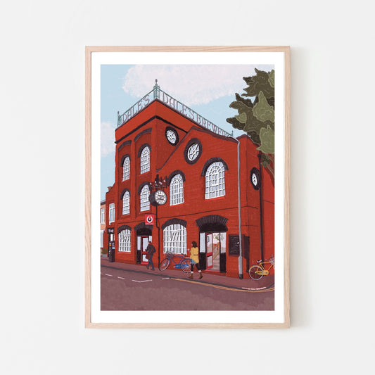 “Hot Numbers, Cambridge" Art Print