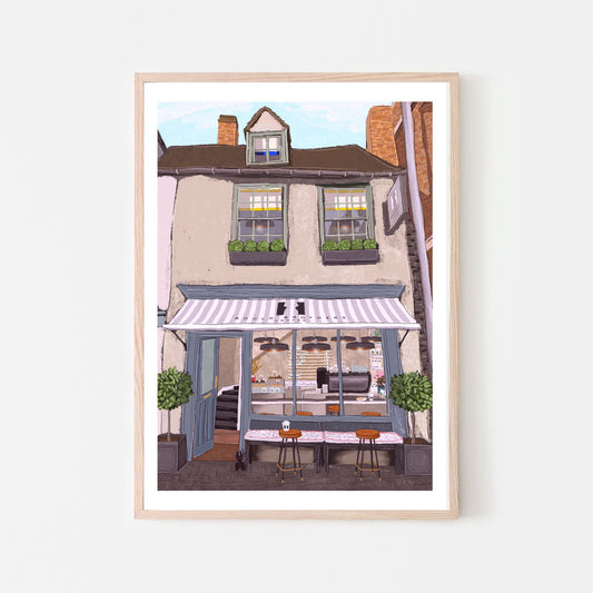 “Bould Brothers Coffee, Cambridge" Art Print