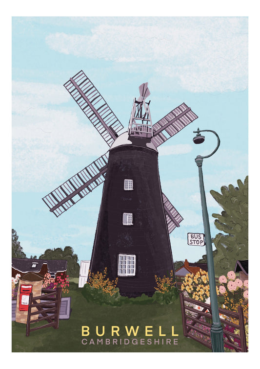 “Burwell, Cambridgeshire” Art Print