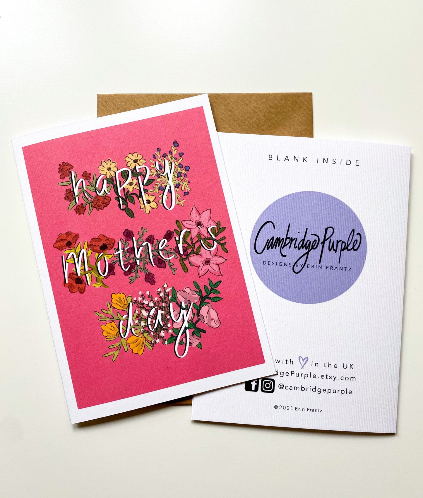 "Mother's Day Florals" Card