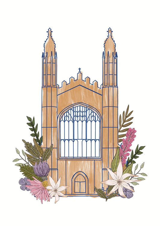 “Kings’ College Chapel, Cambridge" Art Print