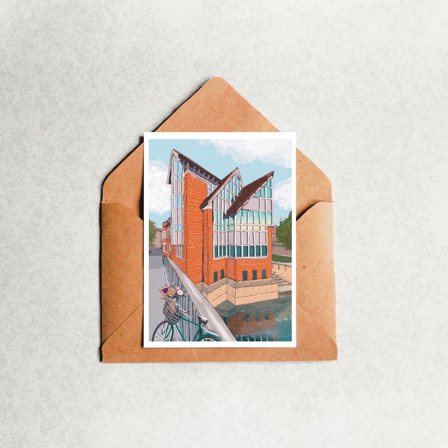 “Jerwood Library” Greeting Card