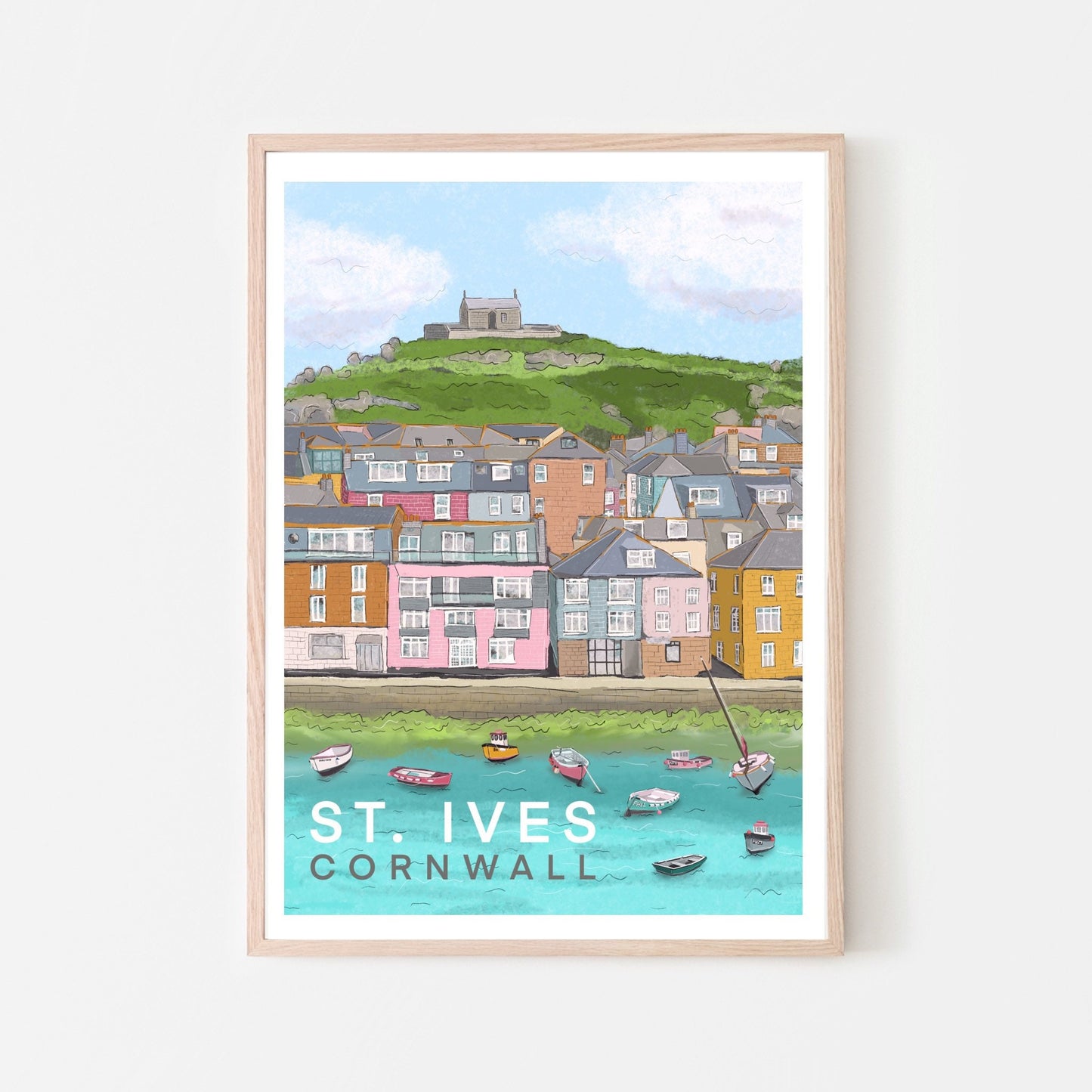 “St.Ives, Cornwall” Art Print